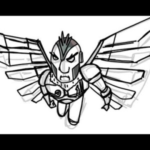 Phoenix Person Quick Sketch