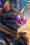 DreamShaper_v7_Cat_Sun_Glasses_Sipping_coffee_Cyberpunk_2.jpg