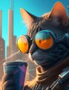 DreamShaper_v7_Cat_Sun_Glasses_Sipping_coffee_Cyberpunk_1.jpg