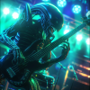 flux_nomad_Xenomorph_playing_Bass_Guitar_dynamic_pose_on_Cosmic_5c7ceab9-870c-4b01-af09-362be5...png