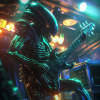 flux_nomad_Xenomorph_playing_Bass_Guitar_dynamic_pose_on_Cosmic_662eec21-72a2-4e19-97b8-976524...png