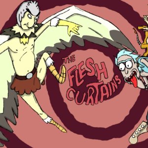 Flesh Curtains Speedart - Rick & Morty